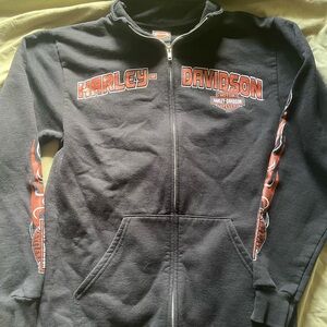Harley-Davidson Black Zip Up